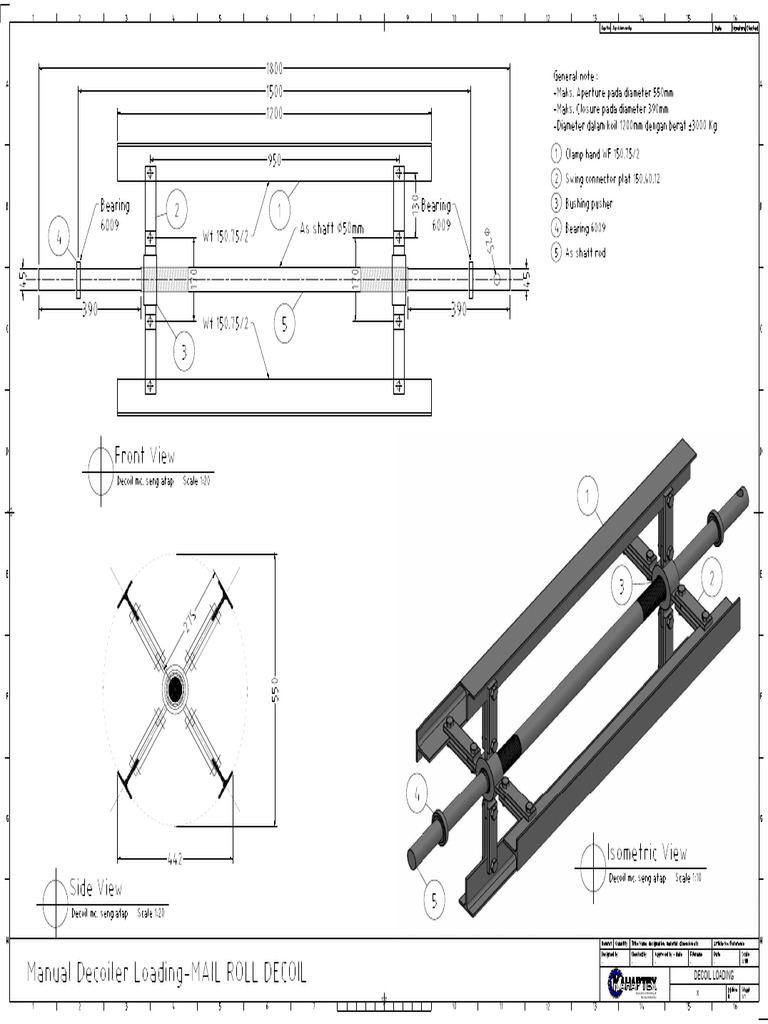 03.manual Decoil Loading-Main Roll Decoil | PDF