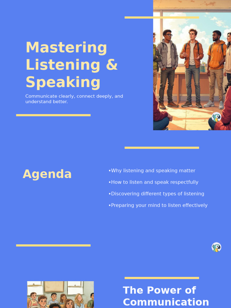 Mastering Listening and Speaking Skills | PDF | Communication ...