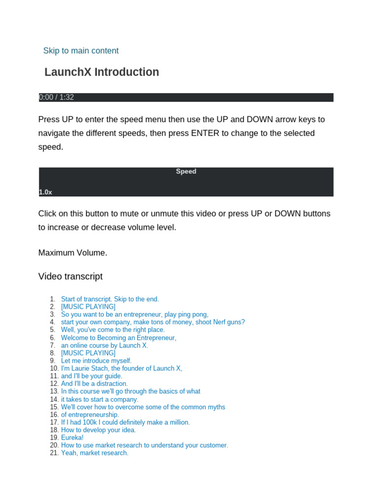 MIT LaunchX Entrepreneurship Course | PDF | Entrepreneurship | Startup ...