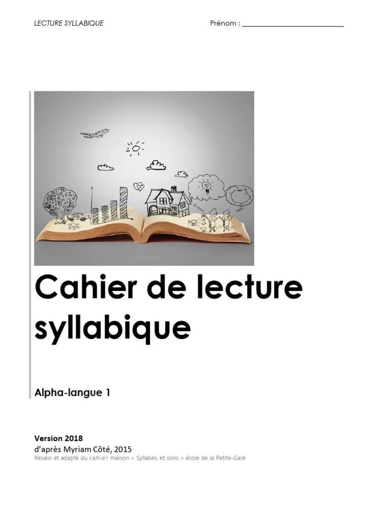 Cahier de Lecture Syllabique PDF | PDF