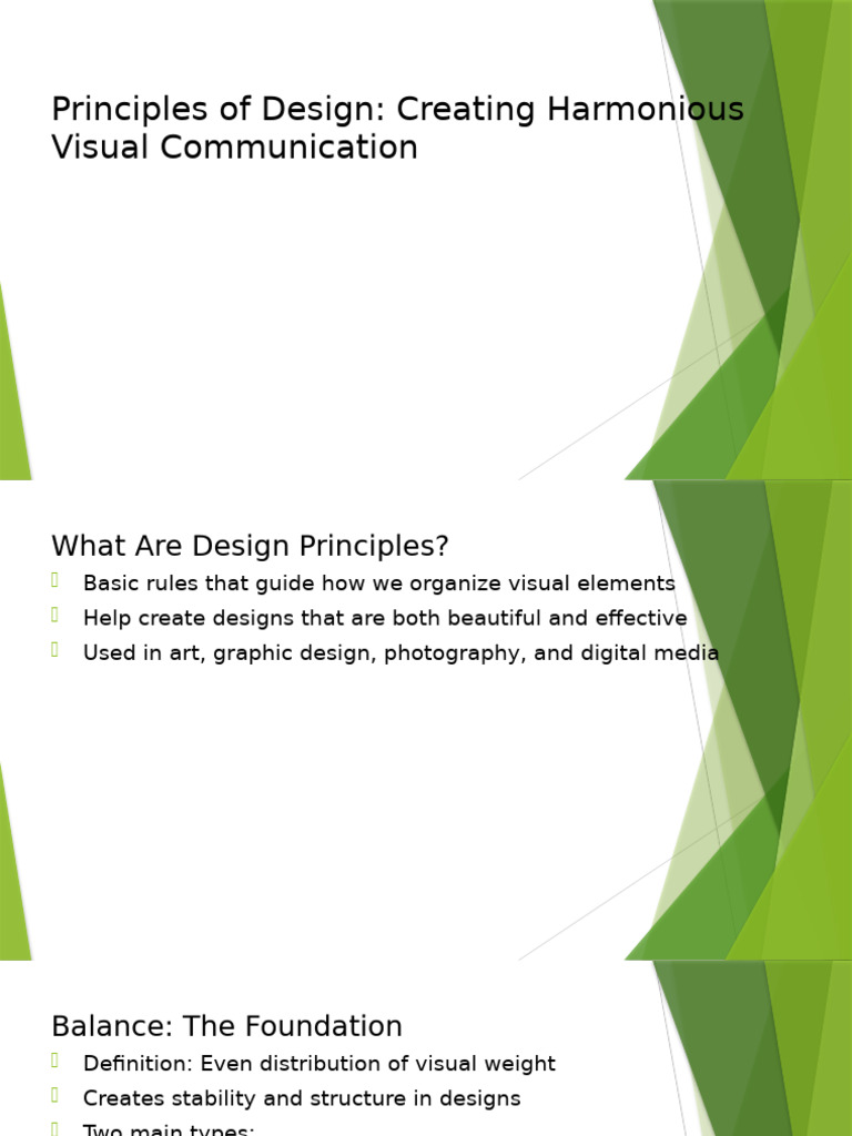 Design Principles for Visual Harmony | PDF | Typography | Graphic Design