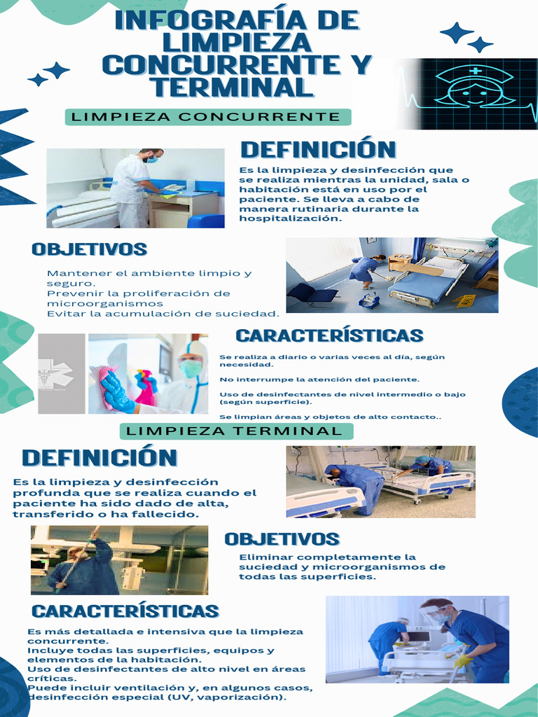 Limpieza Concurrente y Terminal en Salud | PDF
