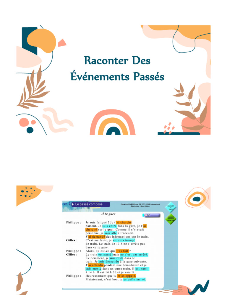 Comprendre le Passé Composé en Français | PDF