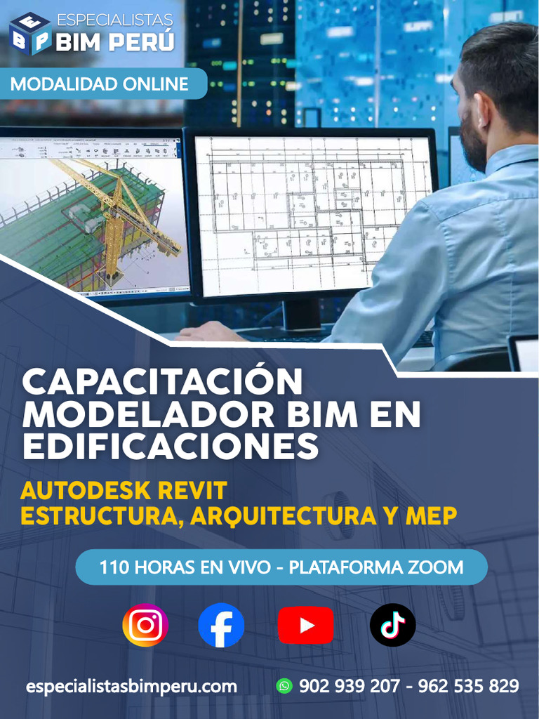 Capacitación Online en Revit BIM 110h | PDF | Autodesk Revit | Modelado ...