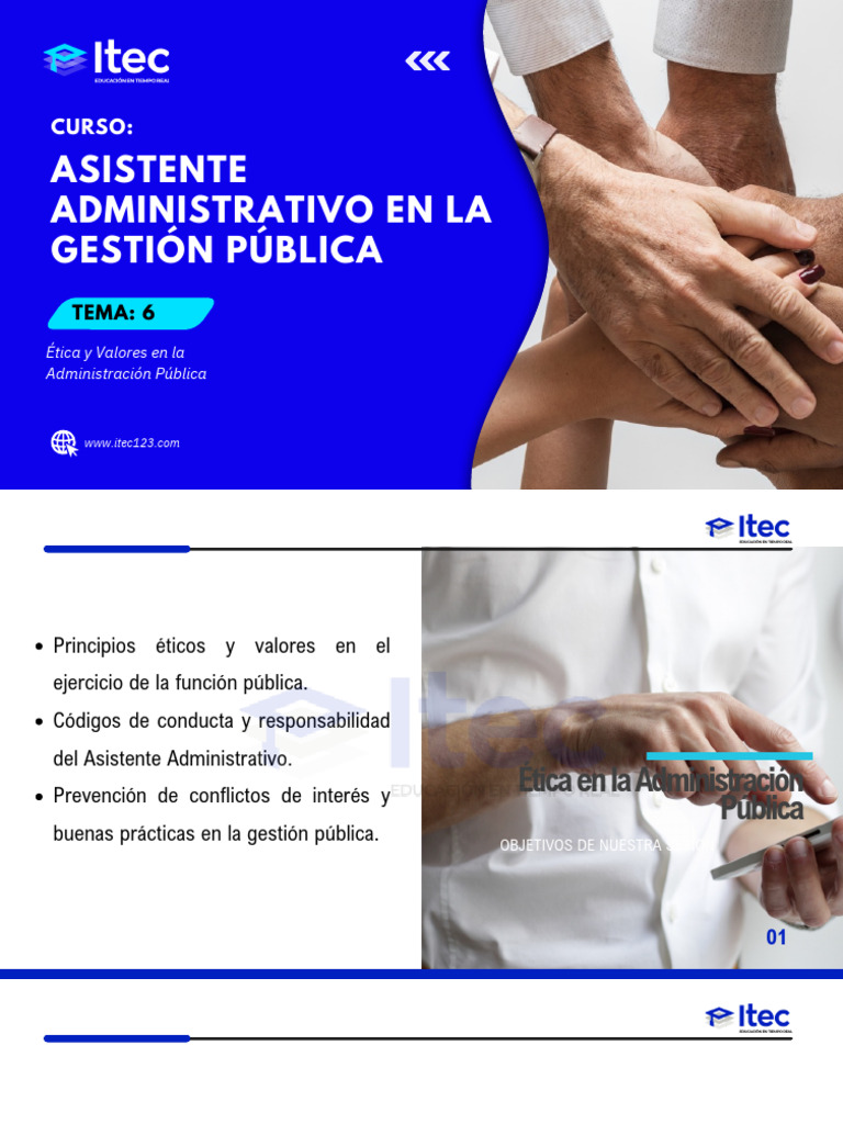 Asistente Administrativo en La Gestión Pública - Clase 6 | PDF ...