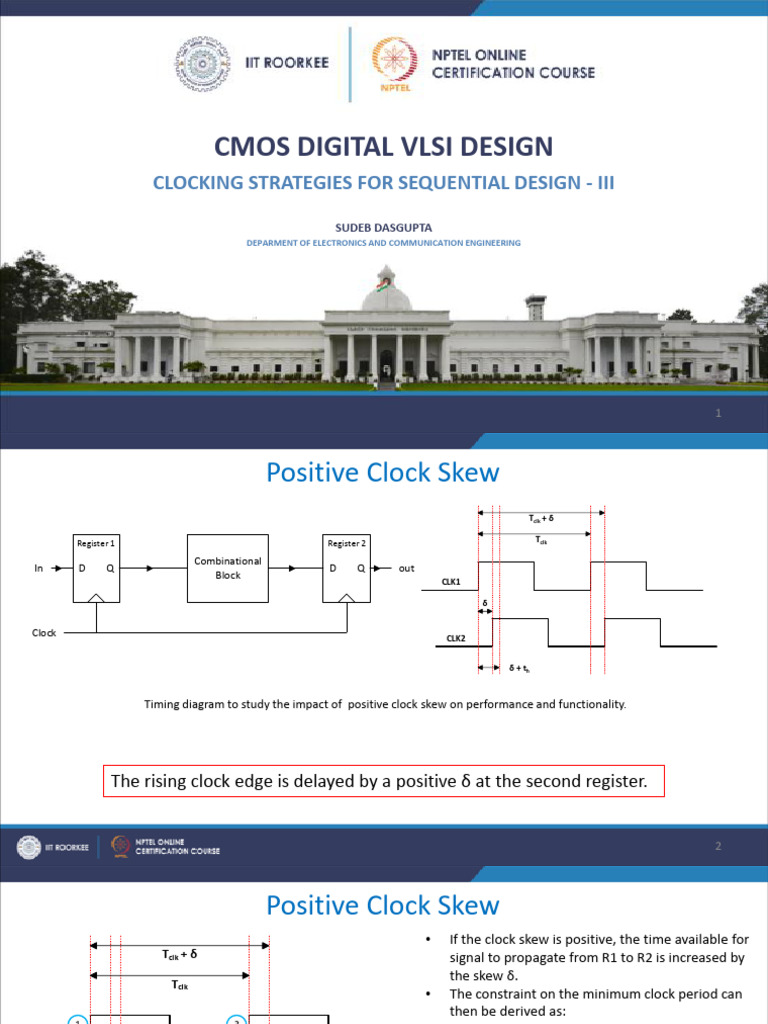 Clock Skew and Jitter in VLSI Design | PDF | Electrical Circuits ...