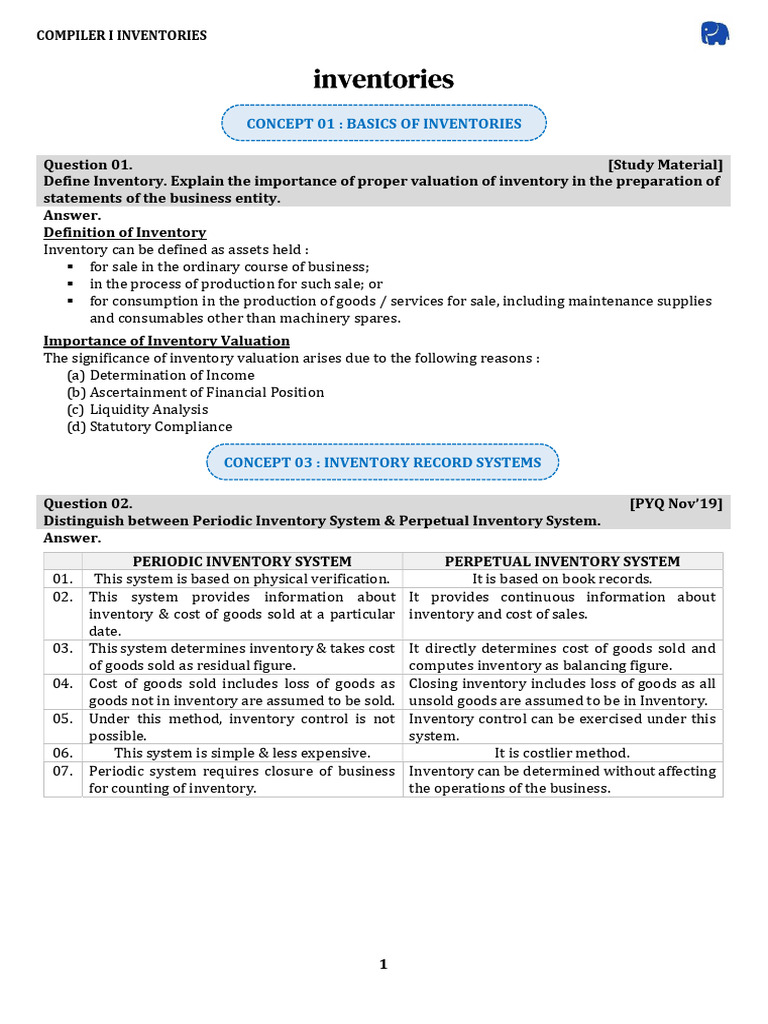 Inventory Valuation Methods Explained | PDF | Inventory | Cost Of Goods ...