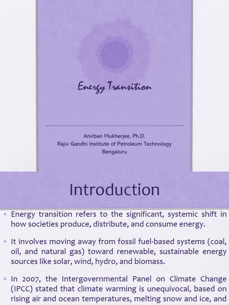 Energy Transition and Urban Challenges | PDF | Kyoto Protocol | United ...