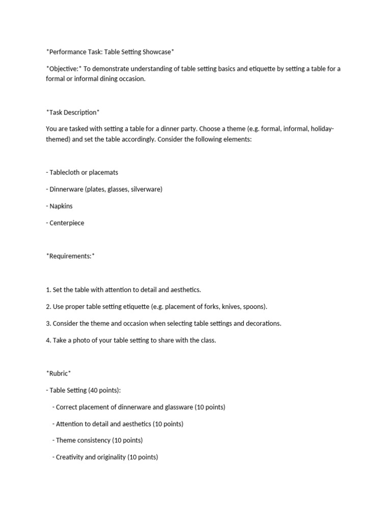 Performance Task 4 5 Pdf