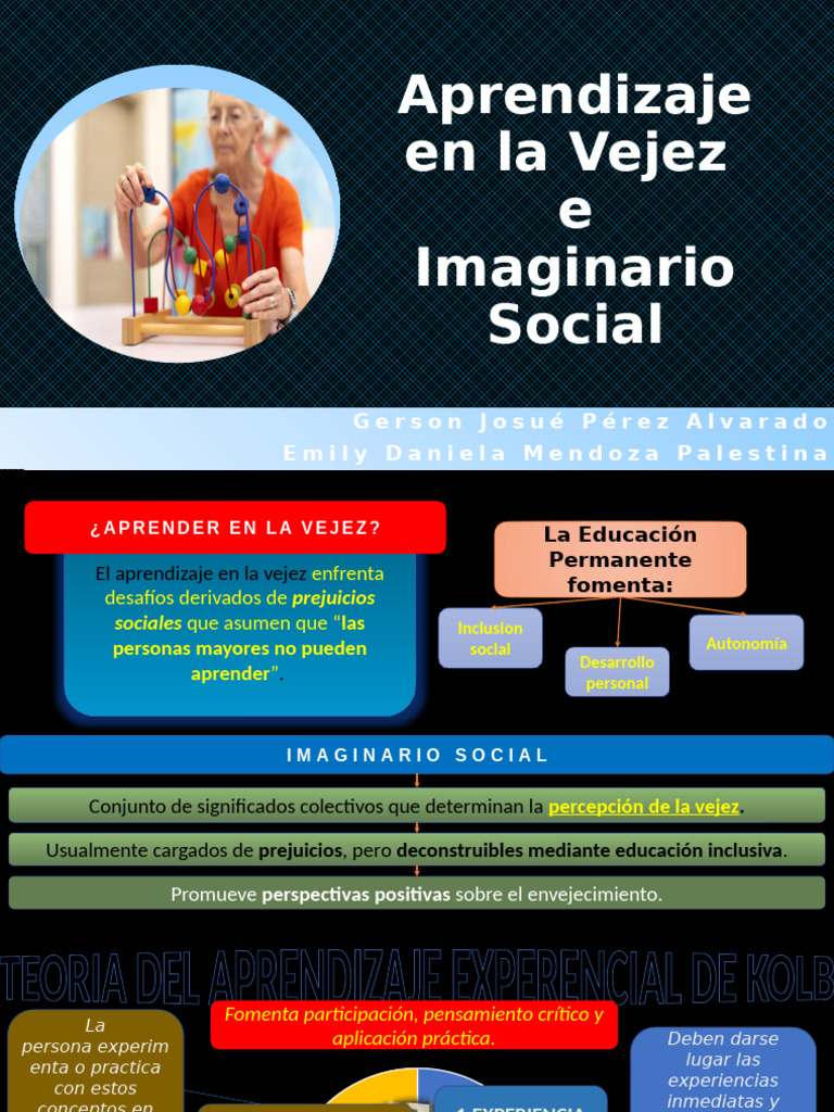 Aprendizaje y Vejez: Desafíos y Estrategias | PDF | Aprendizaje | Vejez