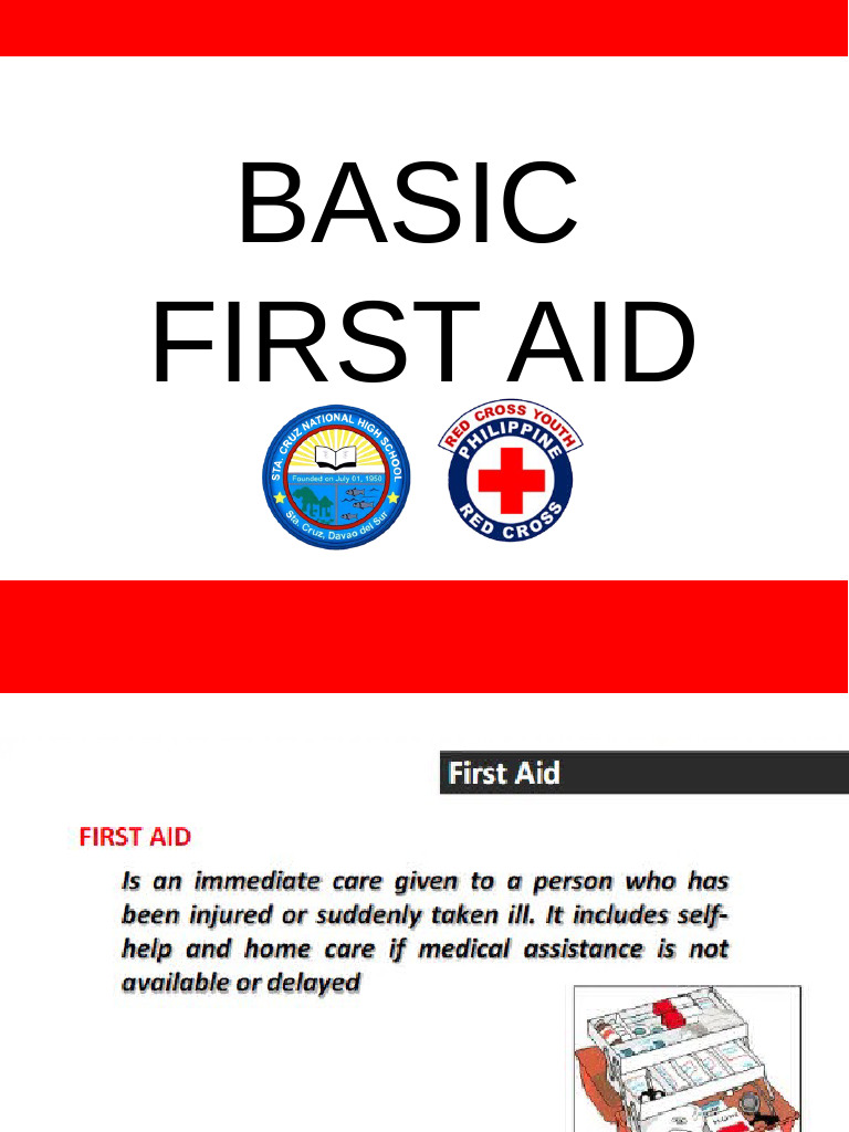 Basic-First-Aid - PPTX 20250918 072200 0000 | PDF | Wound | Medical ...