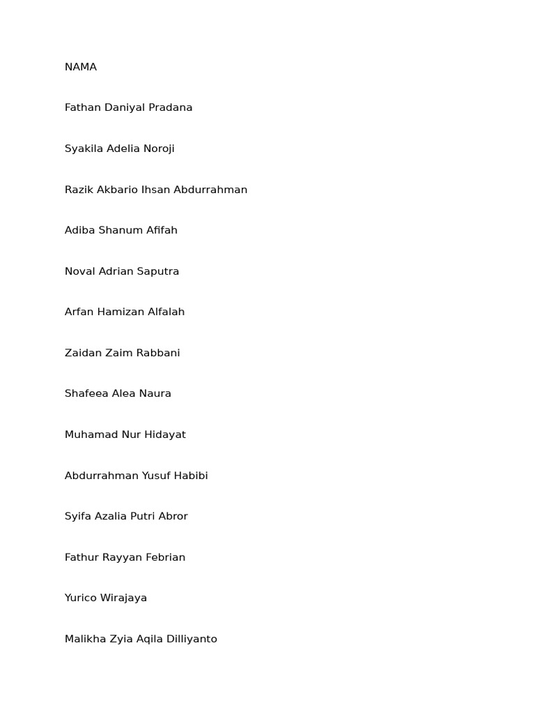 List of Student Names and Details | PDF