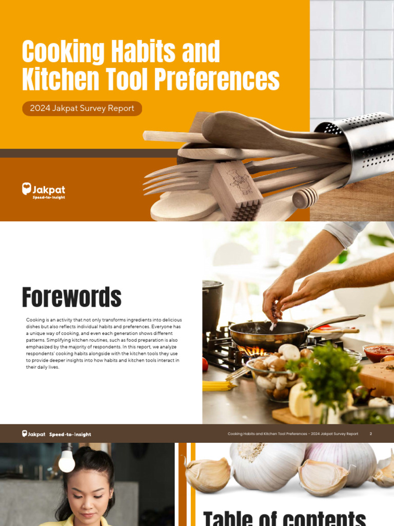 2024 Jakpat Cooking Habits Report | PDF | Kitchen | Cooking