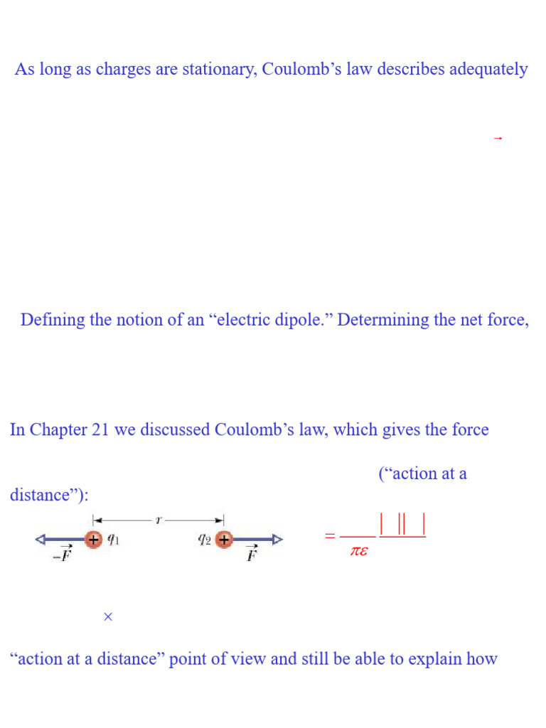 Understanding Electric Fields and Forces | PDF | Electric Field | Force