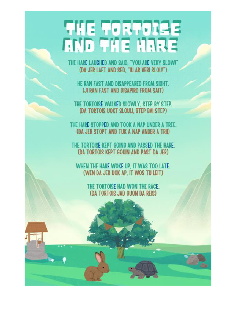 The Tortoise and The Hare | PDF
