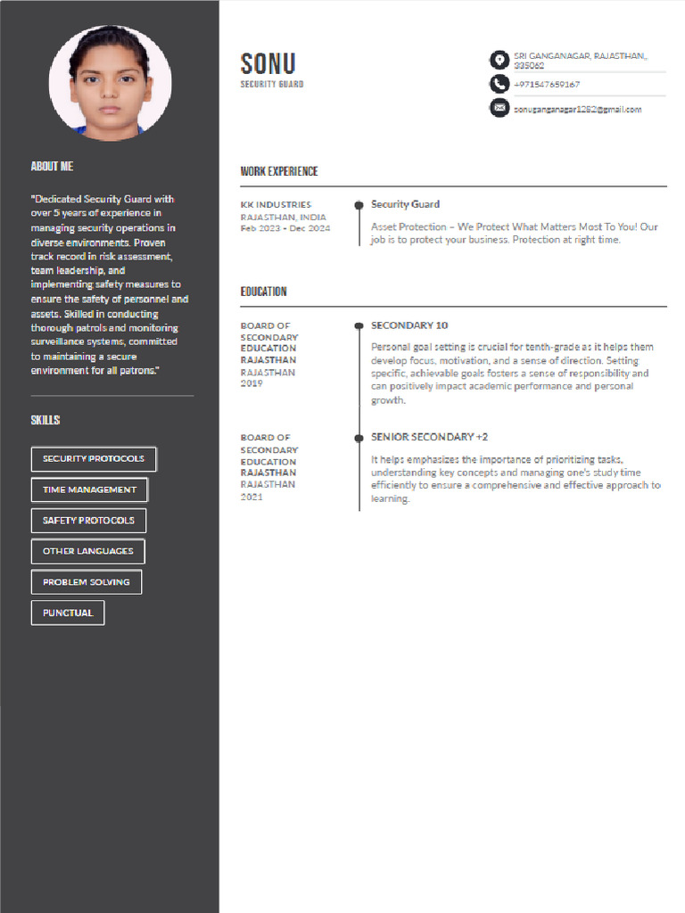 CV Sonu | PDF