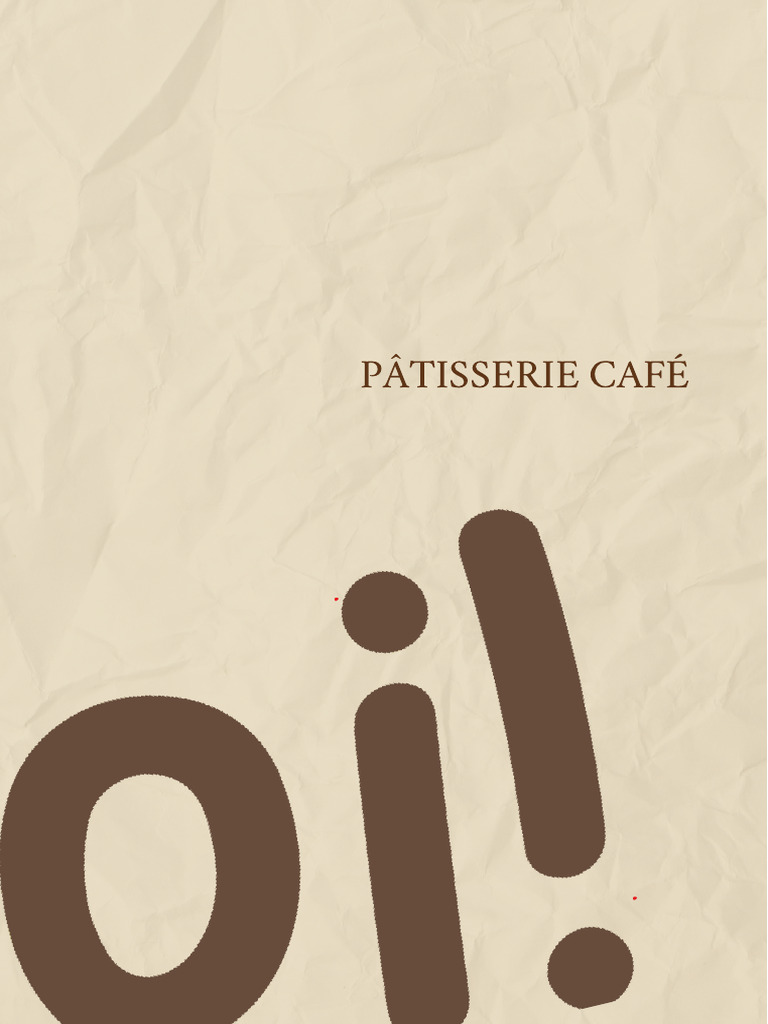 Oi! Café Menu: Coffee & Pastries | PDF | Sauce | Chocolate