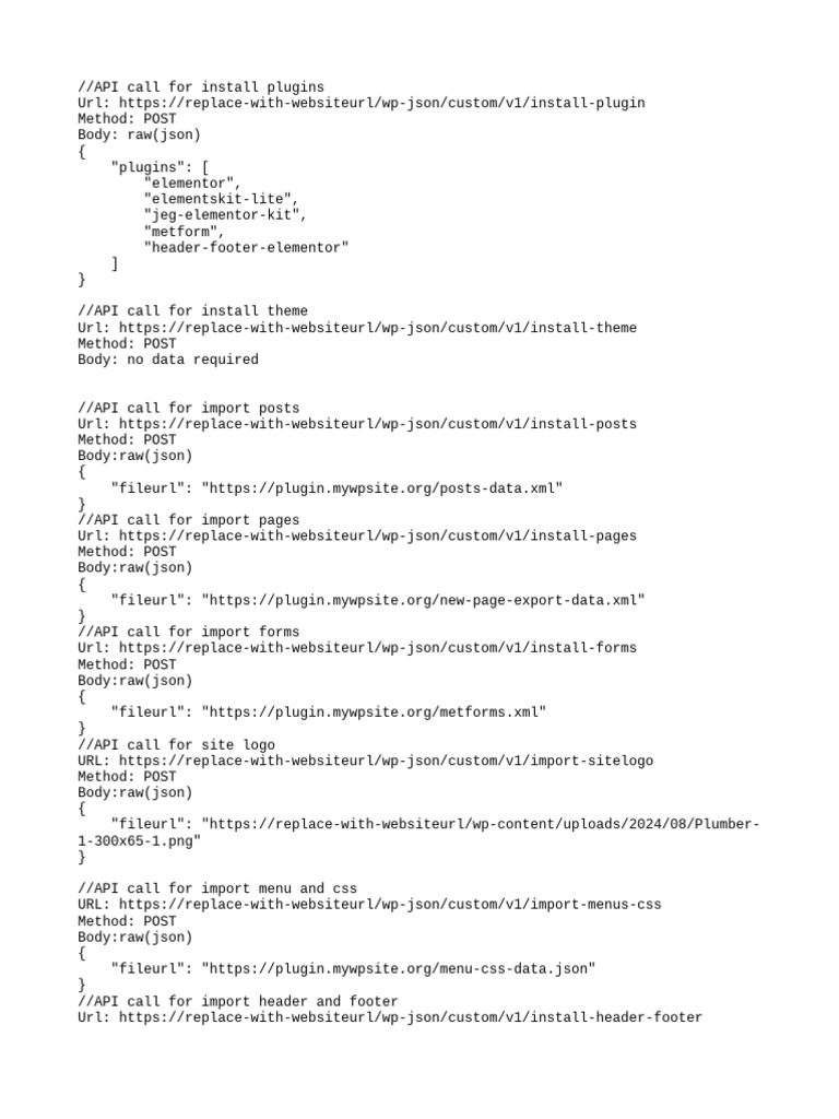 API Calls Details | PDF