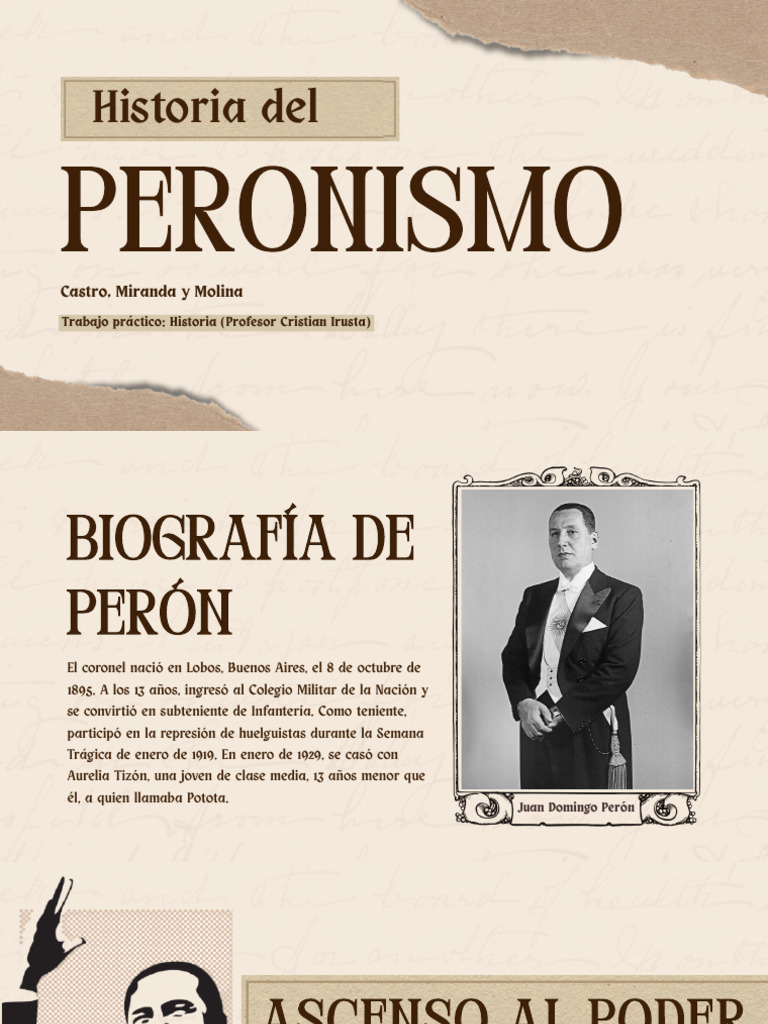 Historia del Peronismo en Argentina | PDF
