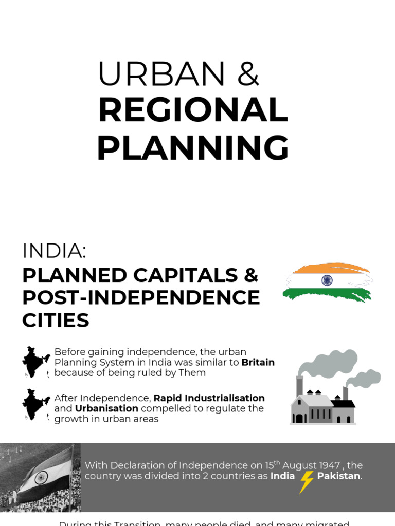 Urban Planning in Post-Independence India | PDF | Gujarat