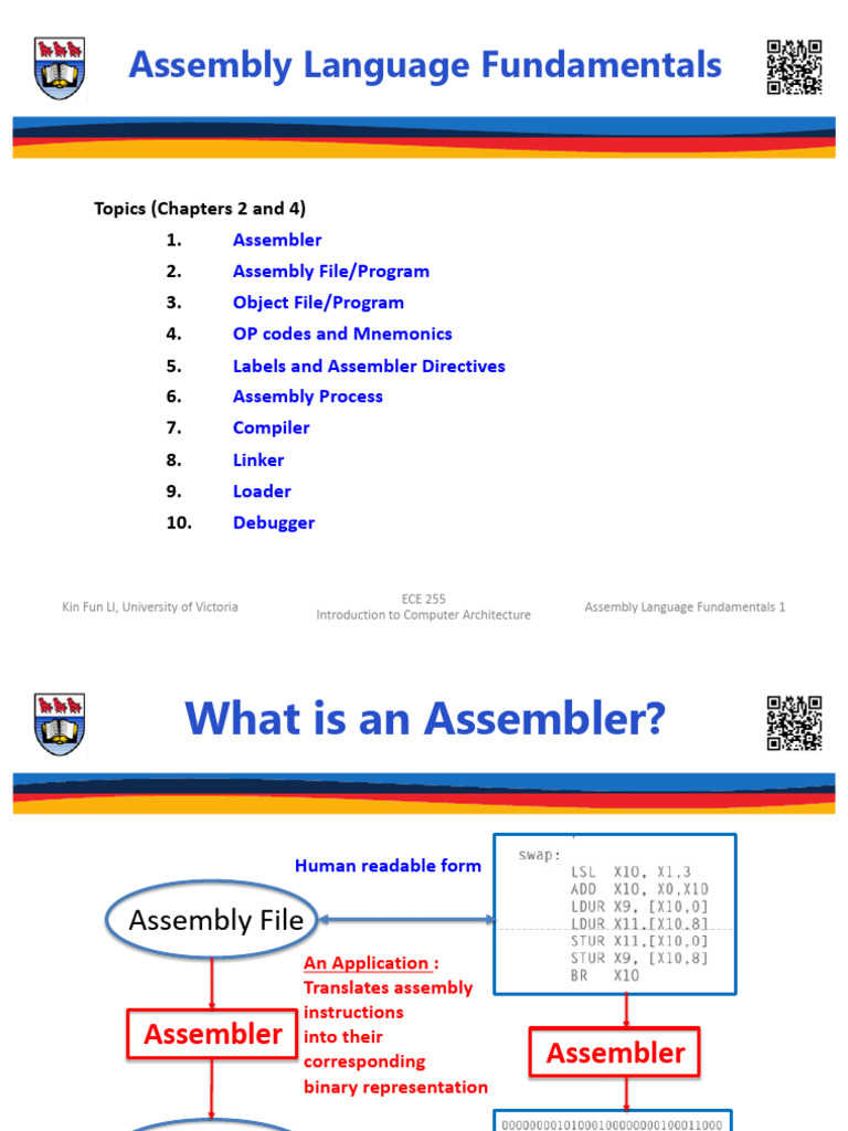 ECE255 Assembly 25 v1 | PDF | Assembly Language | Computer Program