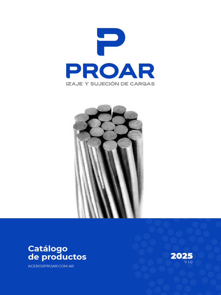 Catálogo de Productos Aceros Proar | PDF | Rieles