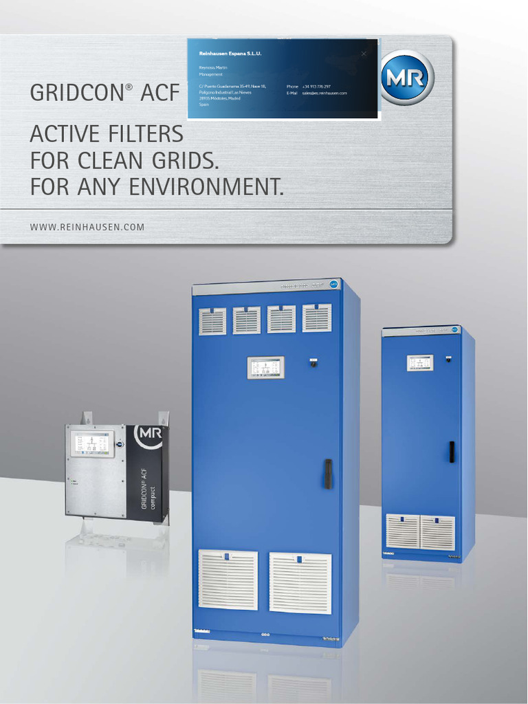 GRIDCON® ACF: Active Filters Overview | PDF | Power Inverter | Ac Power
