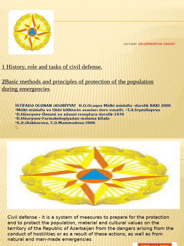 Civil Defense. 1-2 Lecture-2 | PDF | Civil Defense