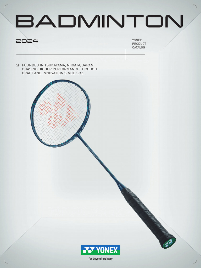 Yonex 2024 Product Catalog Overview | PDF