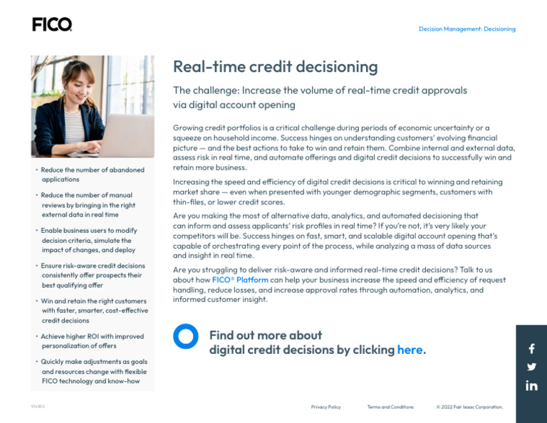 Real-Time Credit Decisioning 5143EX | PDF | Analytics | Automation