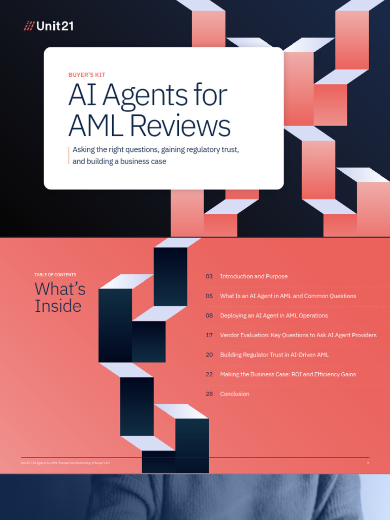 AI Agents For AML - Unit 21 | PDF | Cloud Computing | Artificial ...