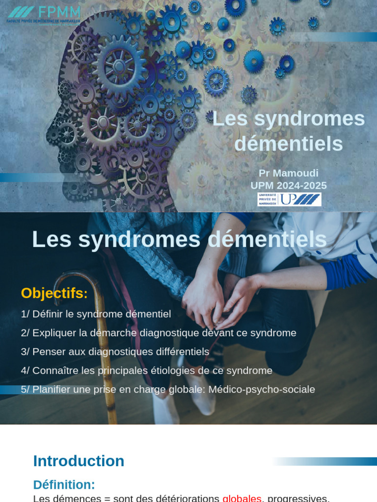 Comprendre les syndromes démentiels | PDF | Démence | Maladie d'Alzheimer