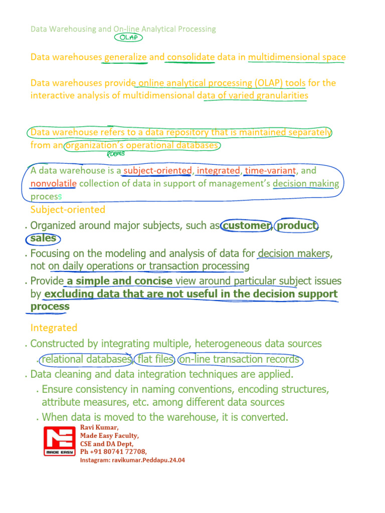 Understanding Data Warehousing Models | PDF | Data Warehouse | Data ...