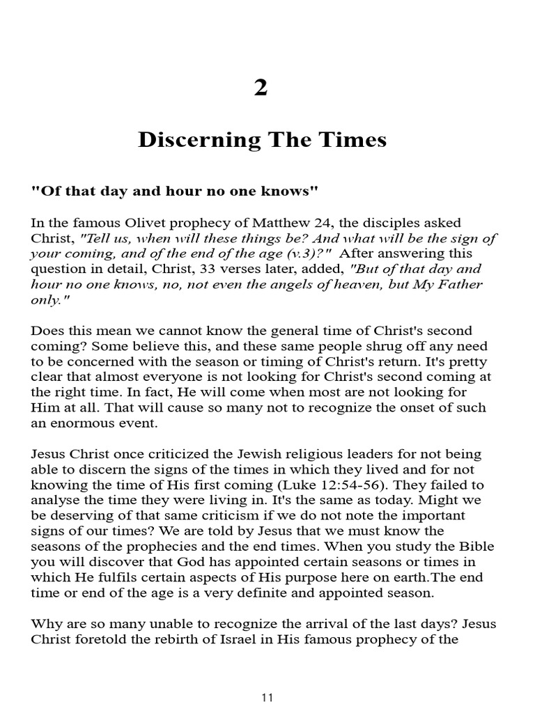 Understanding End Times Prophecies | PDF | Jesus | Second Coming