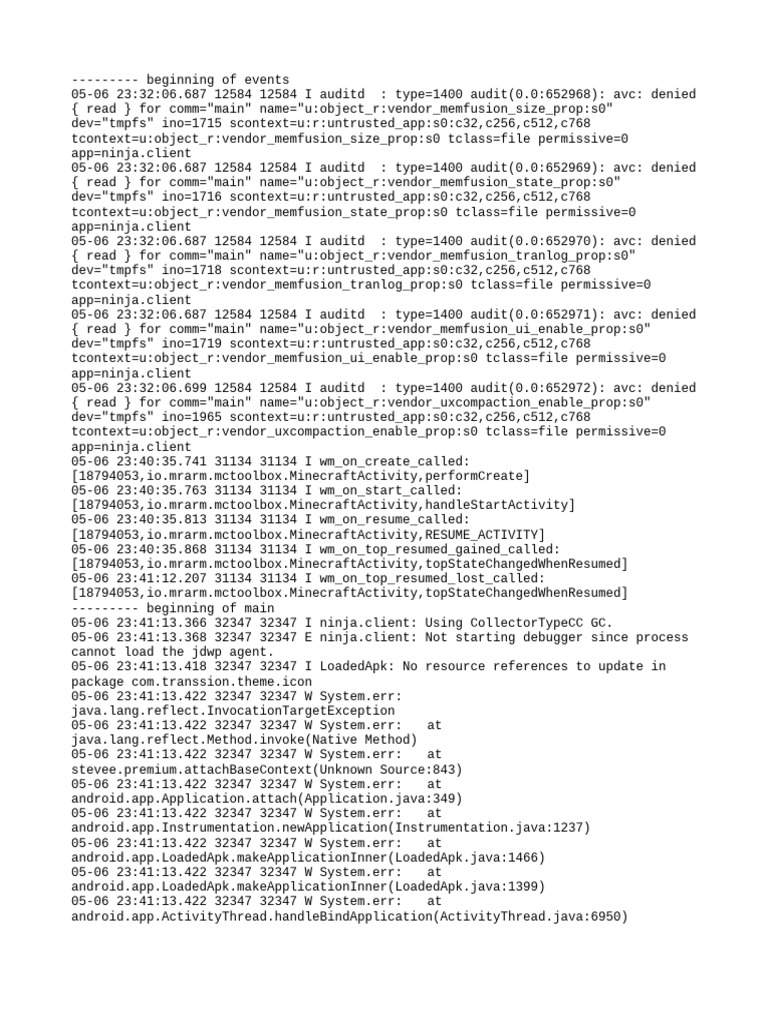 Audit Log: Access Denied Events | PDF | Java (Programming Language ...