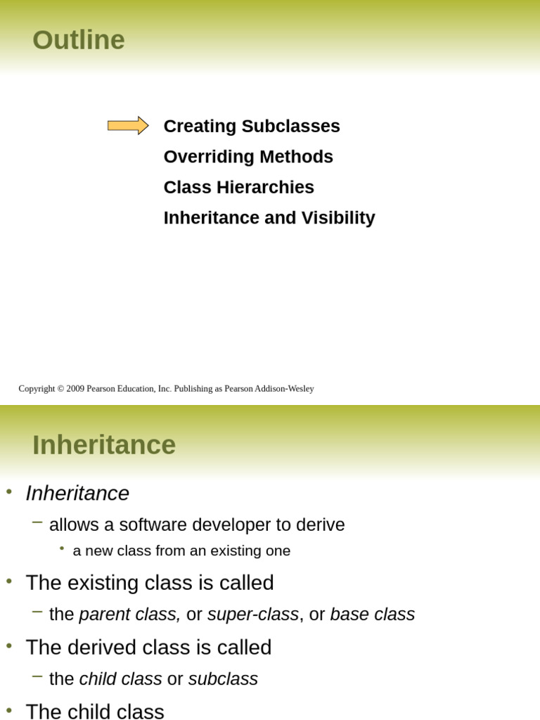 Lecture 1 | PDF | Inheritance (Object Oriented Programming) | Class ...