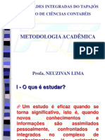 O que é estudar?