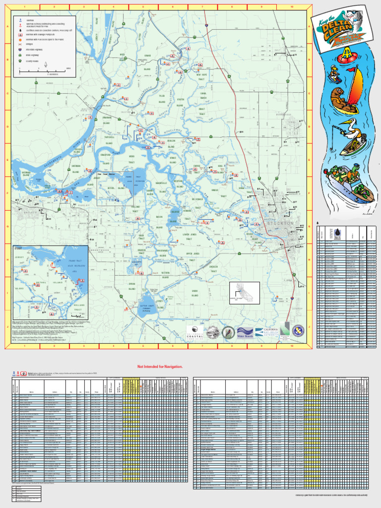 San Joaquin Co Delta - Boating - Map | PDF