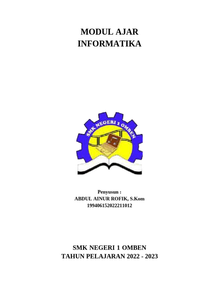Modul Ajar Logika dan Algoritma SMK | PDF