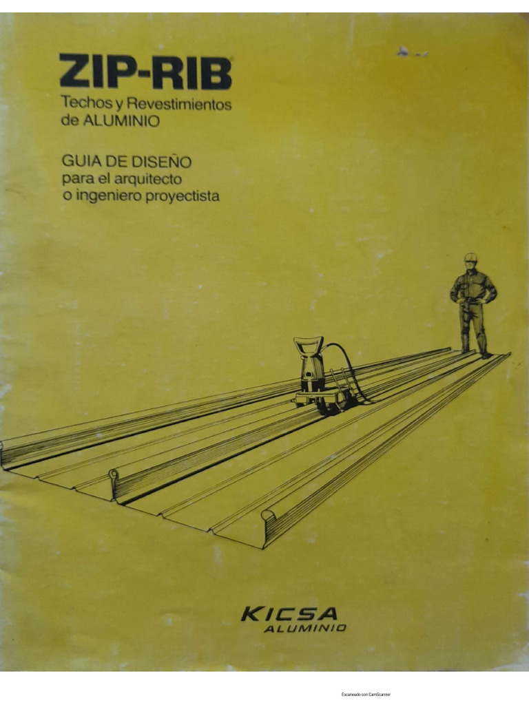 Chapa ZIP RIB - Kicsa Aluminio | PDF
