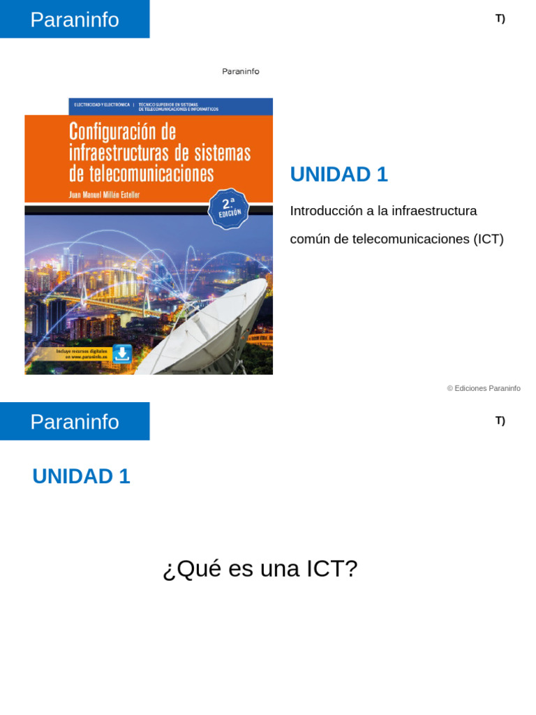 Infraestructura Común de Telecomunicaciones | PDF | Telecomunicaciones ...
