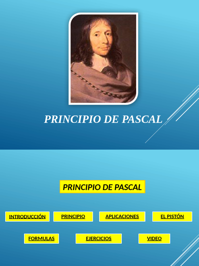 Aplicaciones del Principio de Pascal | PDF | Gases | Ingeniería mecánica