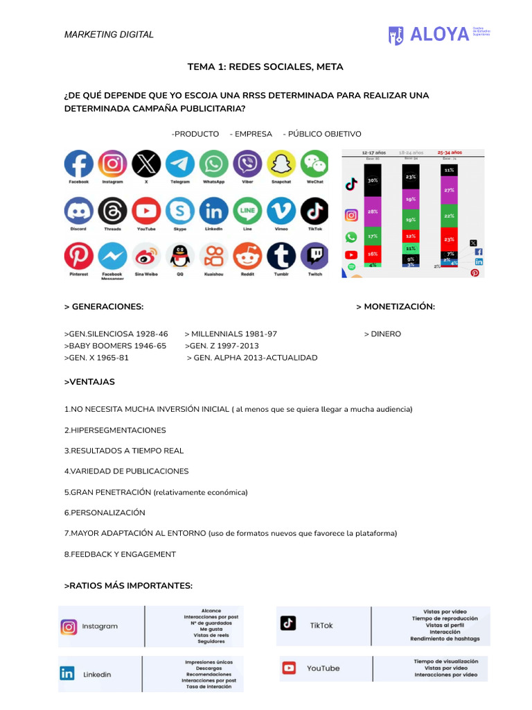 Estrategias de Marketing en Redes Sociales | PDF | Publicidad digital ...