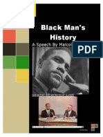 Black Man's History - Malcolm X