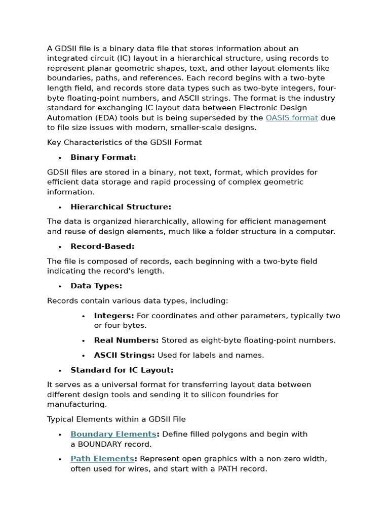 Understanding GDSII File Format in VLSI | PDF | Computer File ...