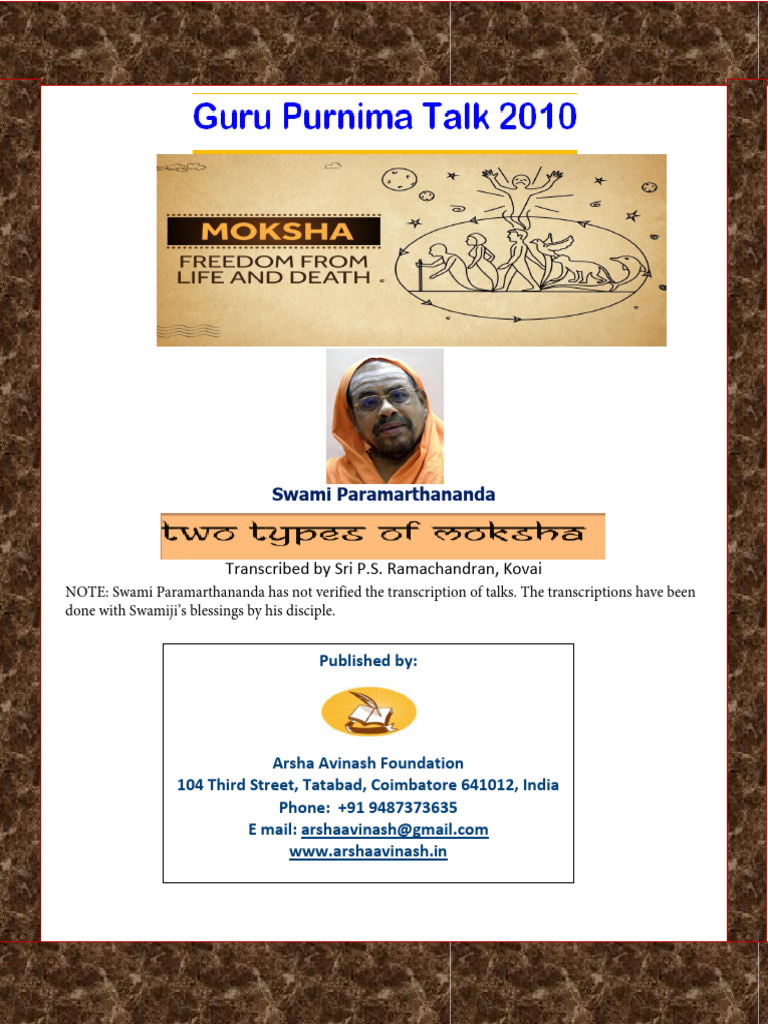 Two Types of Moksha Explained | PDF | Moksha | Ātman (Hinduism)