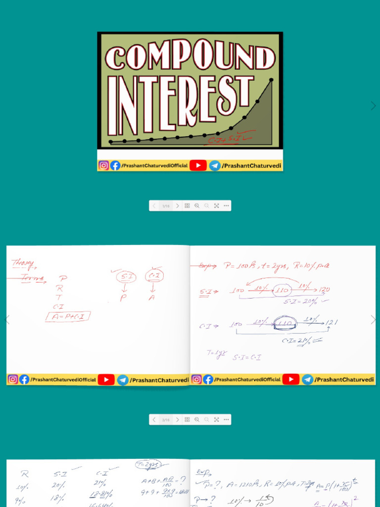 Compound Interest 01 | PDF
