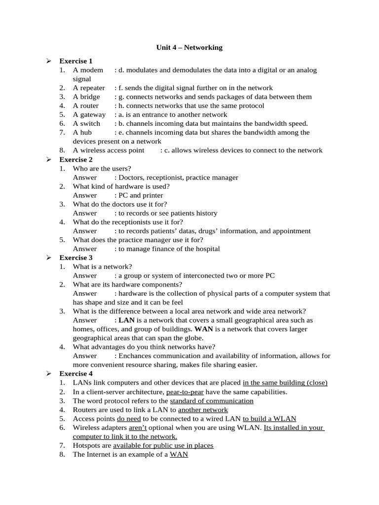 Networking Concepts and Hardware Explained | PDF | Computer Network ...