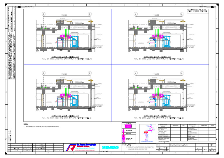 LV Busduct Layout for Gaur Kishor Ghosh Station | PDF