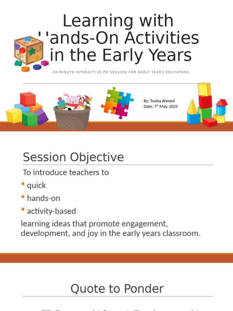 Engaging Hands-On Learning Activities | PDF